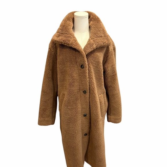 GAP Women's Brown Teddy Jacket - Picture 2 of 11